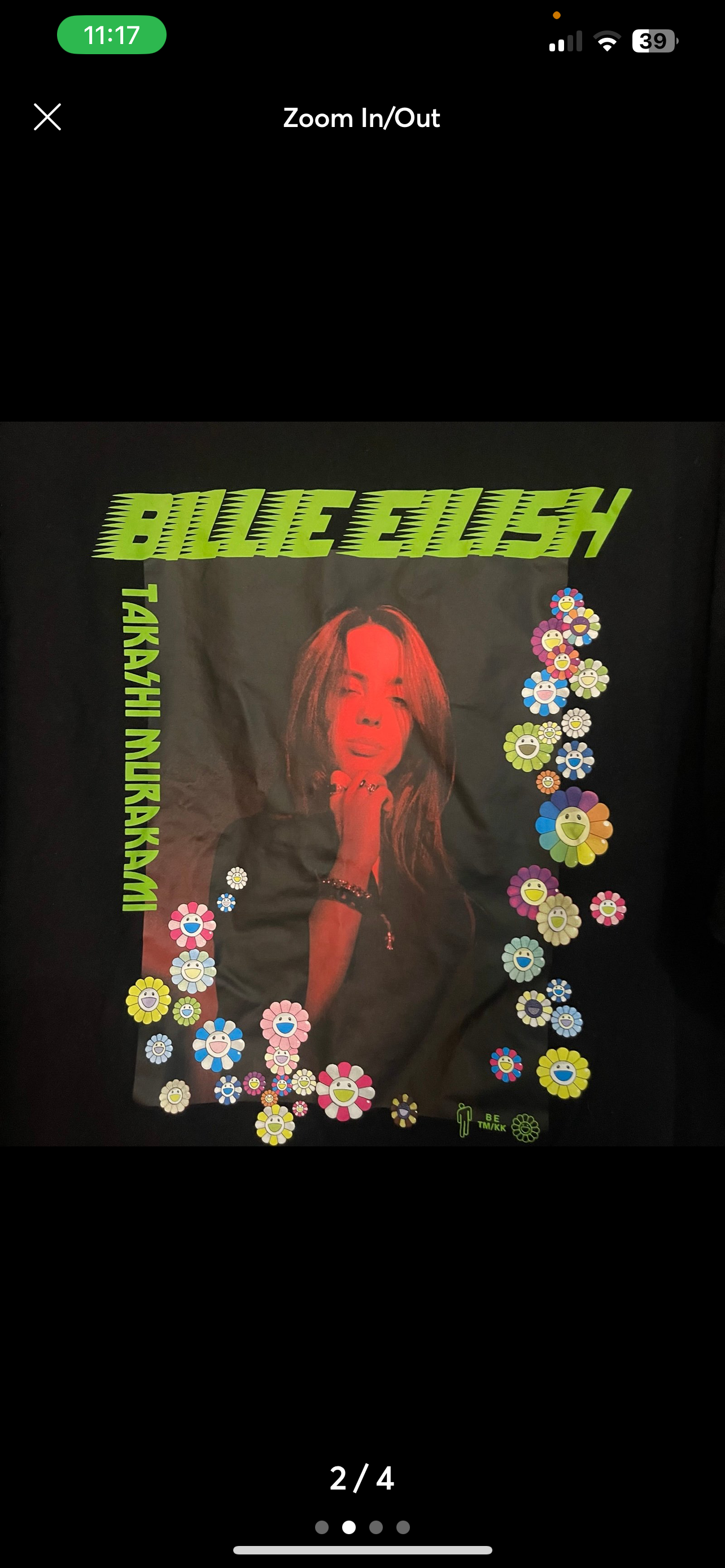 Billie Eilish x Takashi Murakami x Uniqlo Graphic Tee (2XL) - Limited Edition Artist Collab – Bold, Rare, and Stylish!