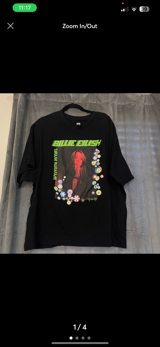 Billie Eilish x Takashi Murakami x Uniqlo Graphic Tee (2XL) - Limited Edition Artist Collab – Bold, Rare, and Stylish!