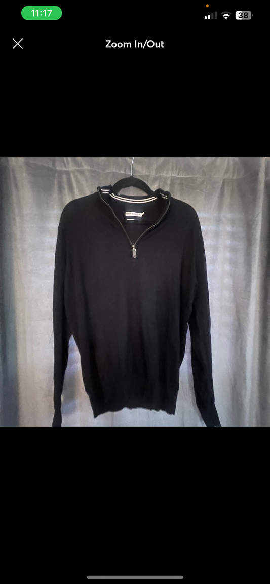 Peter Millar Men's Half-Zip Pullover Sweater – Size M